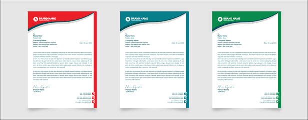 Creative Corporate Letterhead Design Template