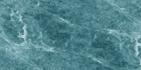 Water flowing into the water, decorative and stylist stone marble texture, ocean blue painted floor tile texture, Watercolor shades luxury blue background for interior and exterior design. 