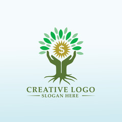 Obraz premium Money Service Business vector logo