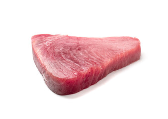 Raw Tuna Steak Isolated