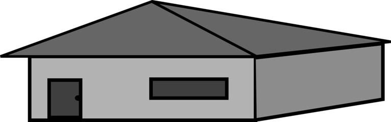 house icon on black background