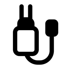 charger glyph icon