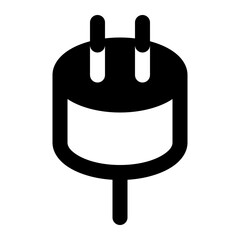 charger glyph icon