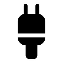 Obraz premium charger glyph icon