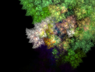 Imaginatory fractal abstract background Image