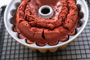 Red velvet bundt cake