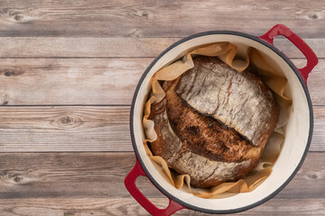 .Sourdough rye bread