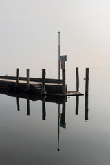 breathtaking images of Lake Garda on a foggy day