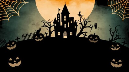Happy halloween 4K animation movie (MP4) | no text