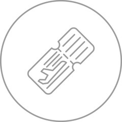 Plane Ticket Icon