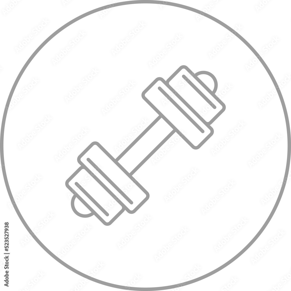 Wall mural Dumbbell Icon