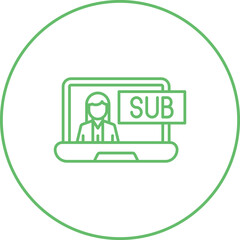 Subscriber Model Icon