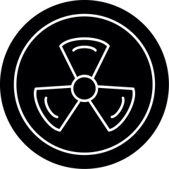 Fototapeta premium Radiation Icon
