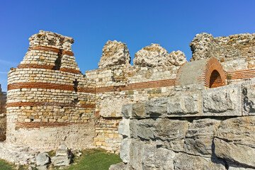 Naklejka premium Tne old town of Nessebar, Burgas Region, Bulgaria