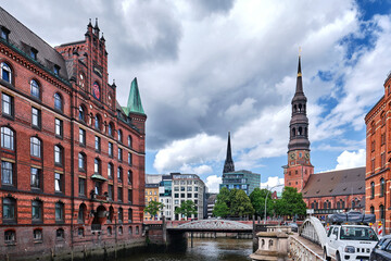 Fototapeta premium Hamburg- Speicherstadt