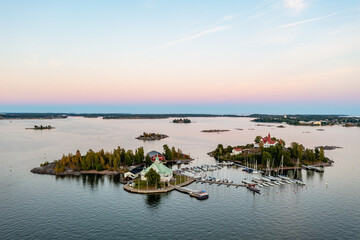 Gulf of Finland at sunset