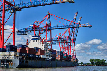 Hamburg- Containerhafen