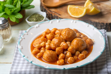 Traditional delicious Turkish foods; Bulgur soup (Turkish name; Anali Kizli, icli kofte)
