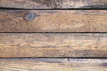 Obraz premium Wooden boards background. Old brown rustic dark grunge wooden timber wall texture.