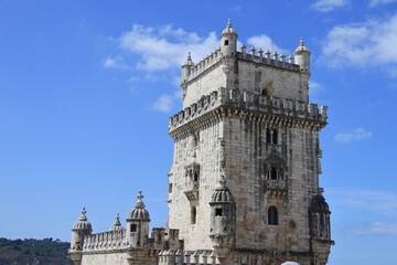 Fototapeta na wymiar Der Torre de Belém in Lissabon