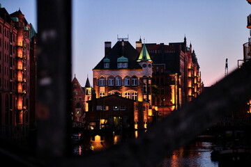 Obraz premium Hamburg-Speicherstadt