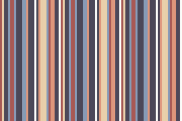 Stripes vector seamless pattern. Striped background of colorful lines. Print for interior design, fabric.