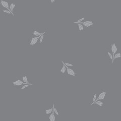 Fototapeta premium Floral Brush strokes Seamless Pattern Design