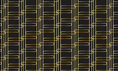 Abstract geometric pattern with stripes, lines. Seamless vector background. Seamless pattern, texture, luxury, fabric Vector illustration
