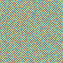 Color Rhombus tile tessellation pattern illustration