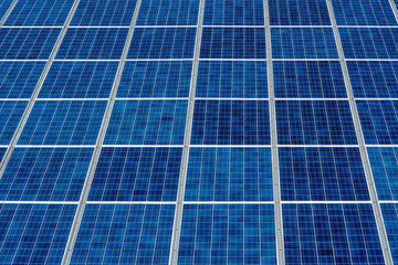 Close up solar cell battery harness energy of the sun