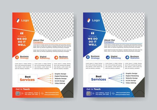 Modern Business Flyer Design Template