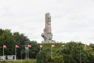 westerplatte monument in gdansk big war monument
