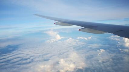view from airplane window