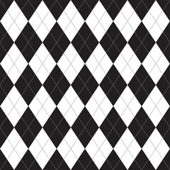 Argyle harlequin vector seamless pattern