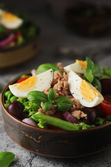 Nicoise salad - traditional French dish