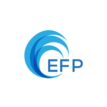 EFP letter logo. EFP blue image on white background. EFP Monogram logo design for entrepreneur and business. . EFP best icon.
