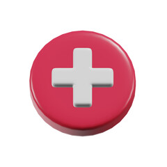 Fototapeta premium Tablet Medical 3D Illustrations