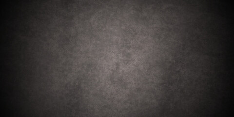 Dark Black stone concrete grunge texture background anthracite panorama. Panorama dark grey black slate background or texture.	
