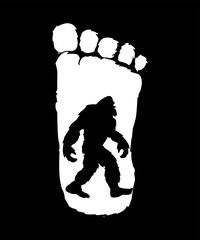 Bigfoot Concept illustration