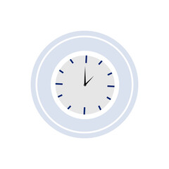 clock round icon on the white background