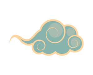 asian cloud icon
