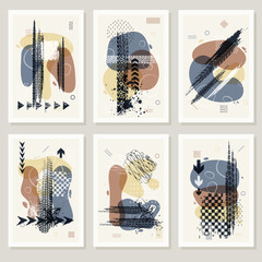 Six tire track collages pastel colors © longquattro