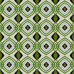 fabric ikat seamless pattern geometric ethnic traditional embroidery style.Design for background carpet wallpaper clothing wrapping Batik fabric illustration embroidery style