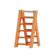 Furniture Ladders Icon, 3d Illustration