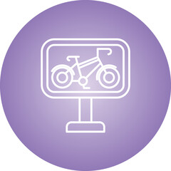 Bike Lane Icon