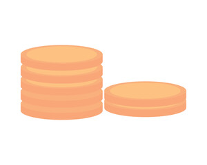 pile money coins