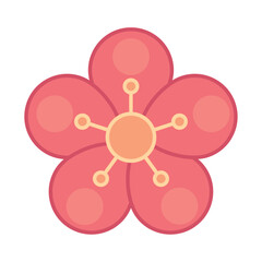 pink flower icon