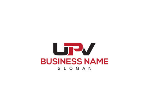 Creative UPV Logo Letter Vector Icon, Unique upv Logo Design For New Business