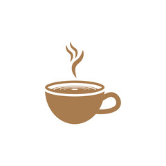 Coffee cup logo template