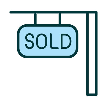 sold real estate placard